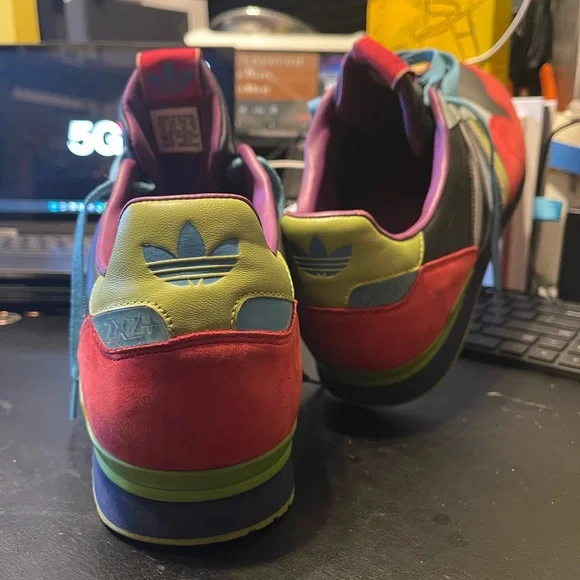 Adidas Mens size 12 retro rare Classic leather fashion sneakers - Picture 9 of 9